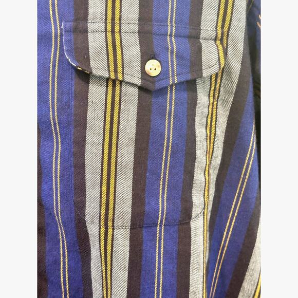 Lochlana by Hathaway Men’s Casual Long Sleeve Striped Shirt XL - Picture 5 of 8
